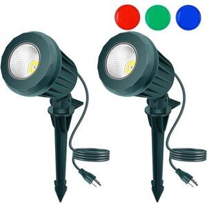 Halloween Christmas Spotlight Outdoor 2700K Warm White LED Landscape Spot Lights